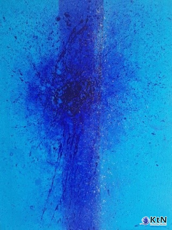 허은선. 작품명: Dancing with Silence 20-12 (Freedom)제작 연도: 2020년규격: 46 × 61cm재료: 캔버스에 금박 혼합 기법 (Technique mixed with gold leaves on canvas) 가격: 1,560.  [갤러리 A]  사진=K trendy NEWS DB ⓒ케이 트렌디뉴스 무단전재 및 수집, 재배포금지