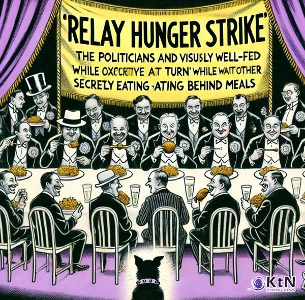 정치는 진정성이다, 단식도 마찬가지다.  사진=K trendy NEWS DB ⓒ케이 트렌디뉴스 무단전재 및 수집, 재배포금지