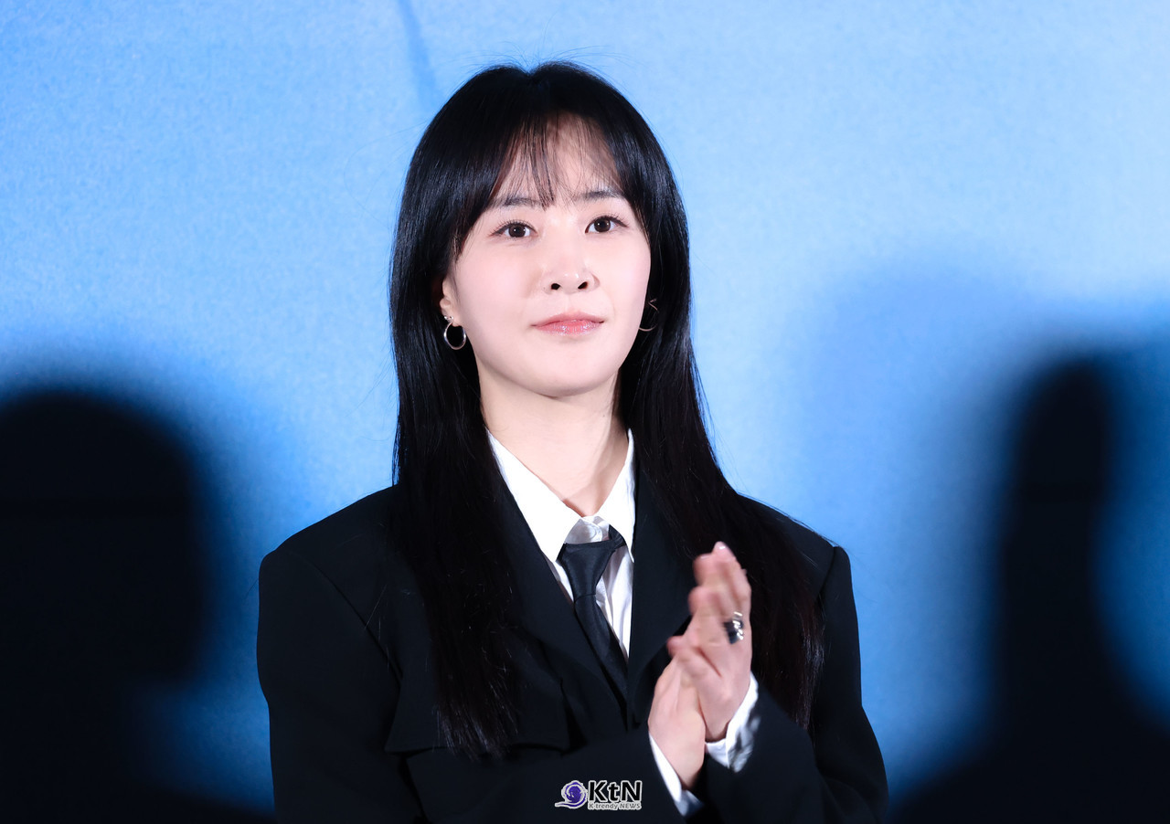 배우 권유리가 영화 '침범' 언론시사회에 참석해 다양한 이야기를 나누고있다. / 사진=K trendy NEWS DB ⓒ케이 트렌디뉴스 무단전재 및 수집, 재배포금지