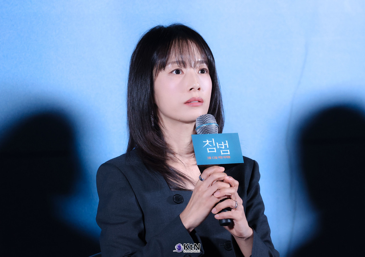 배우 곽선영이 영화 '침범' 언론시사회에 참석해 다양한 이야기를 나누고있다. / 사진=K trendy NEWS DB ⓒ케이 트렌디뉴스 무단전재 및 수집, 재배포금지