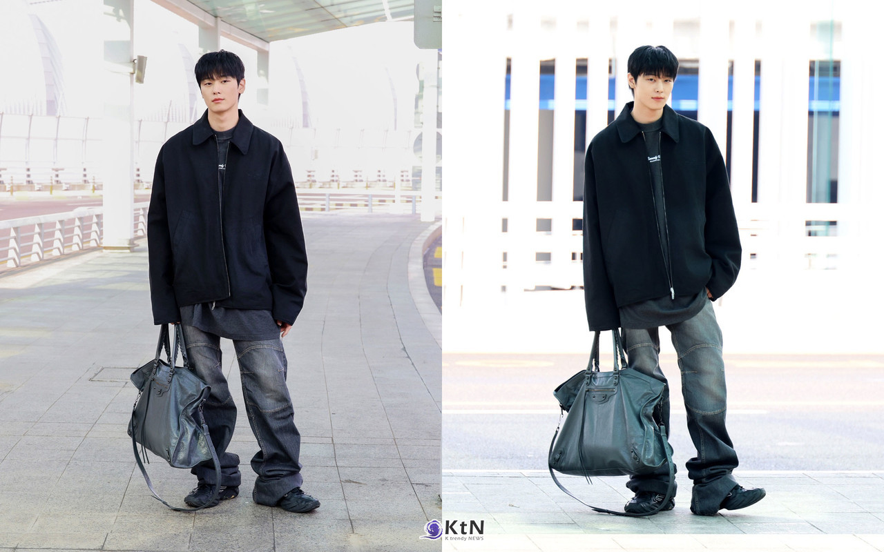 더보이즈 주연이 발렌시아가 파리 패션쇼 참석을 위해 출국했다. 사진=발렌시아가. K trendy NEWS DB ⓒ케이 트렌디뉴스 무단전재 및 수집, 재배포금지