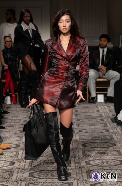 디자이너 Kim Shui가 2025년 가을/겨울 컬렉션을 통해 다시 한번 기존의 미적 규범을 전복하는 도전적인 메시지를 던졌다.  사진=K trendy NEWS DB ⓒ케이 트렌디뉴스 무단전재 및 수집, 재배포금지