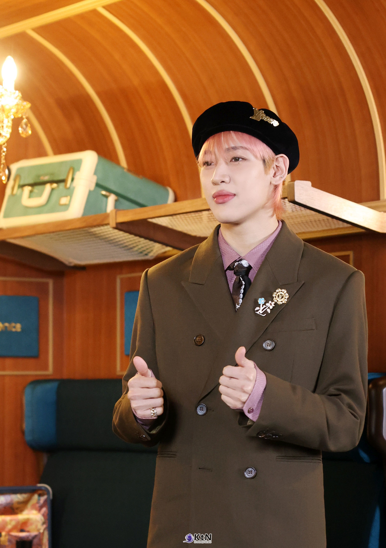 뱀뱀이 쌤소나이트 창립 115주년 기념 '뉴 스트림라이트' 팝업 이벤트에 참석했다. / 사진=K trendy NEWS DB ⓒ케이 트렌디뉴스 무단전재 및 수집, 재배포금지