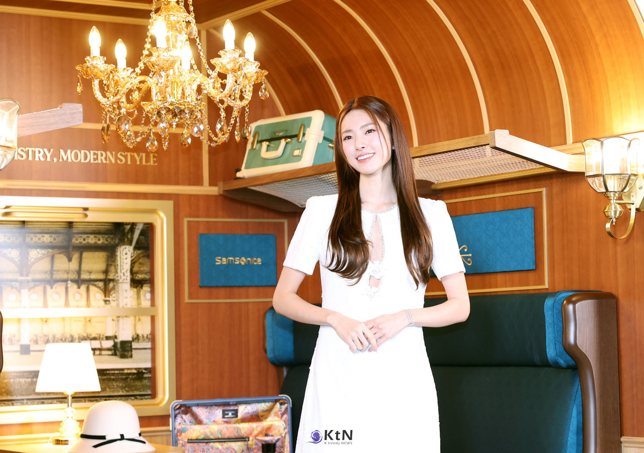 배우 하영이 쌤소나이트 창립 115주년 기념 '뉴 스트림라이트' 팝업 이벤트에 참석했다. / 사진=K trendy NEWS DB ⓒ케이 트렌디뉴스 무단전재 및 수집, 재배포금지