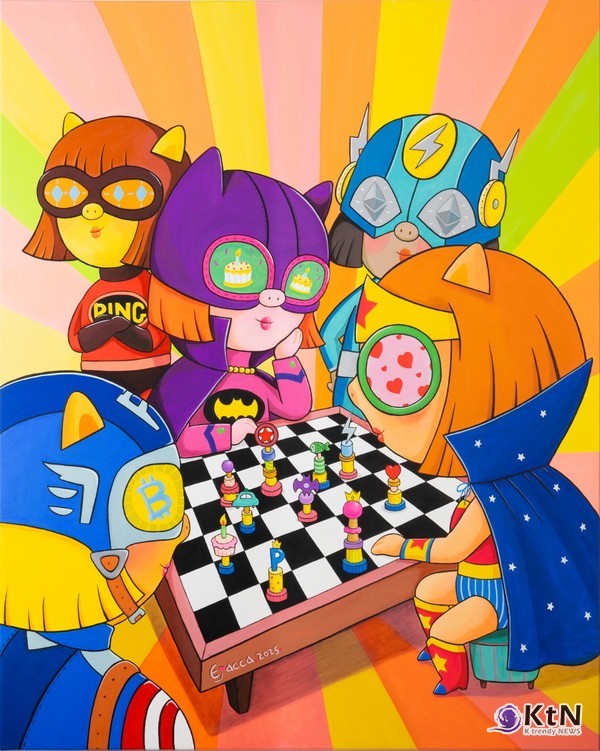  작품명: 동상이몽  작가: 이자까 (Ejacca)  [갤러리 A]  사진=K trendy NEWS DB ⓒ케이 트렌디뉴스 무단전재 및 수집, 재배포금지