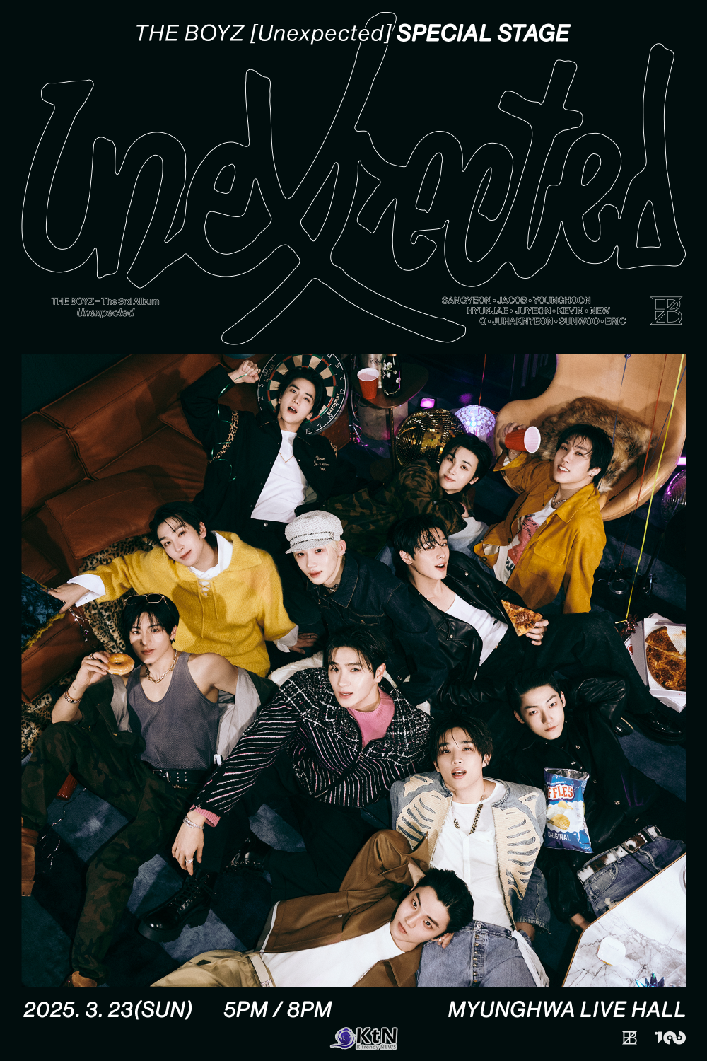 그룹 더보이즈가 오는 23일 정규 3집 '언익스펙티드' 발매 기념 스테이지를 무료로 진행한다. / 사진=원헌드레드. K trendy NEWS DB ⓒ케이 트렌디뉴스 무단전재 및 수집, 재배포금지