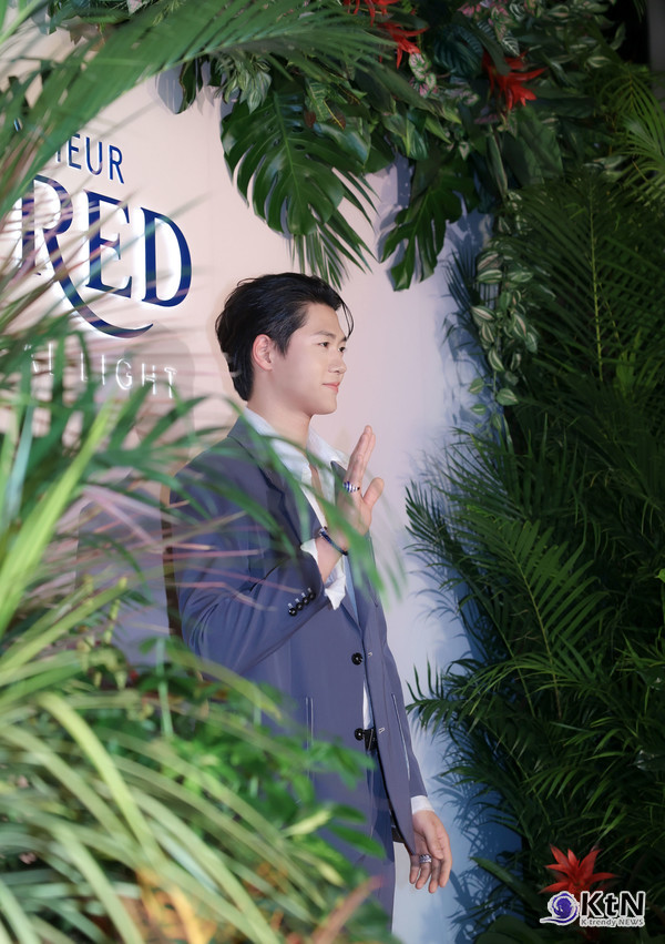 펜싱선수 오상욱. 주얼리 메종 프레드(FRED)의 '무슈 프레드 아이디얼 라이트(Monsieur Fred Ideal Light)' 컬렉션. 사진=K trendy NEWS DB ⓒ케이 트렌디뉴스 무단전재 및 수집, 재배포금지