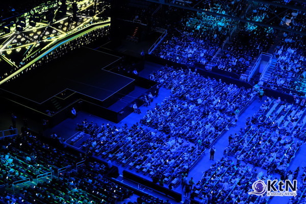 젠슨 황 엔비디아 CEO의 GTC 2025 키노트. 사진=NVIDIA,  K trendy NEWS DB ⓒ케이 트렌디뉴스 무단전재 및 수집, 재배포금지