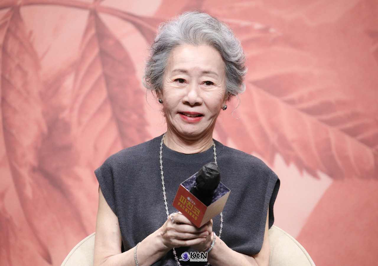 애플TV 오리지널 시리즈 '파친코 시즌2' 프레스 컨퍼런스에 배우 윤여정, 이민호, 김민하, 정은채, 김성규가 참석해 다양한 이야기를 나누고있다. / 사진=K trendy NEWS DB ⓒ케이 트렌디뉴스 무단전재 및 수집, 재배포금지.