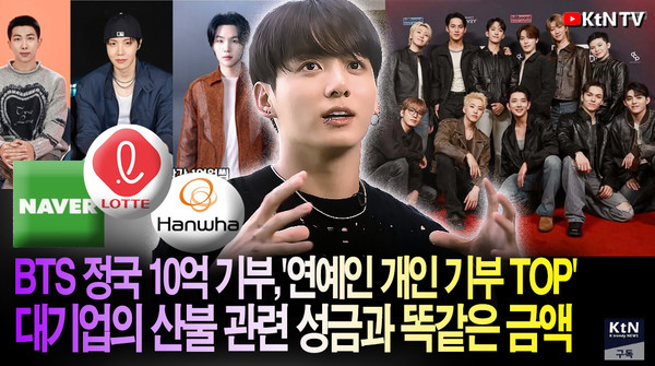 '연예인 개인 기부 TOP' BTS 정국, 산불 피해 10억 쾌척에 현장도 감동 사진=2025 03.28 방탄티비 K trendy NEWS DB ⓒ케이 트렌디뉴스 무단전재 및 수집, 재배포금지