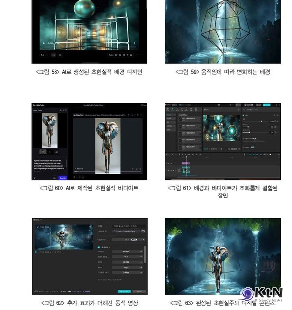 사진=임우경교수 「생성형 AI를 활용한 초현실주의 바디아트 콘텐츠 작품 연구」, K trendy NEWS DB ⓒ케이 트렌디뉴스 무단전재 및 수집, 재배포금지