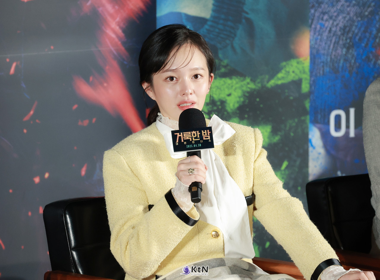 배우 정지소가영화 '거룩한 밤: 데몬 헌터스' 제작보고회 현장에 참석해 다양한 이야기를 나누었다. / 사진=K trendy NEWS DB ⓒ케이 트렌디뉴스 무단전재 및 수집, 재배포금지