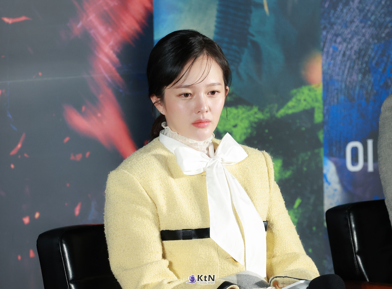 배우 정지소가영화 '거룩한 밤: 데몬 헌터스' 제작보고회 현장에 참석해 다양한 이야기를 나누었다. / 사진=K trendy NEWS DB ⓒ케이 트렌디뉴스 무단전재 및 수집, 재배포금지