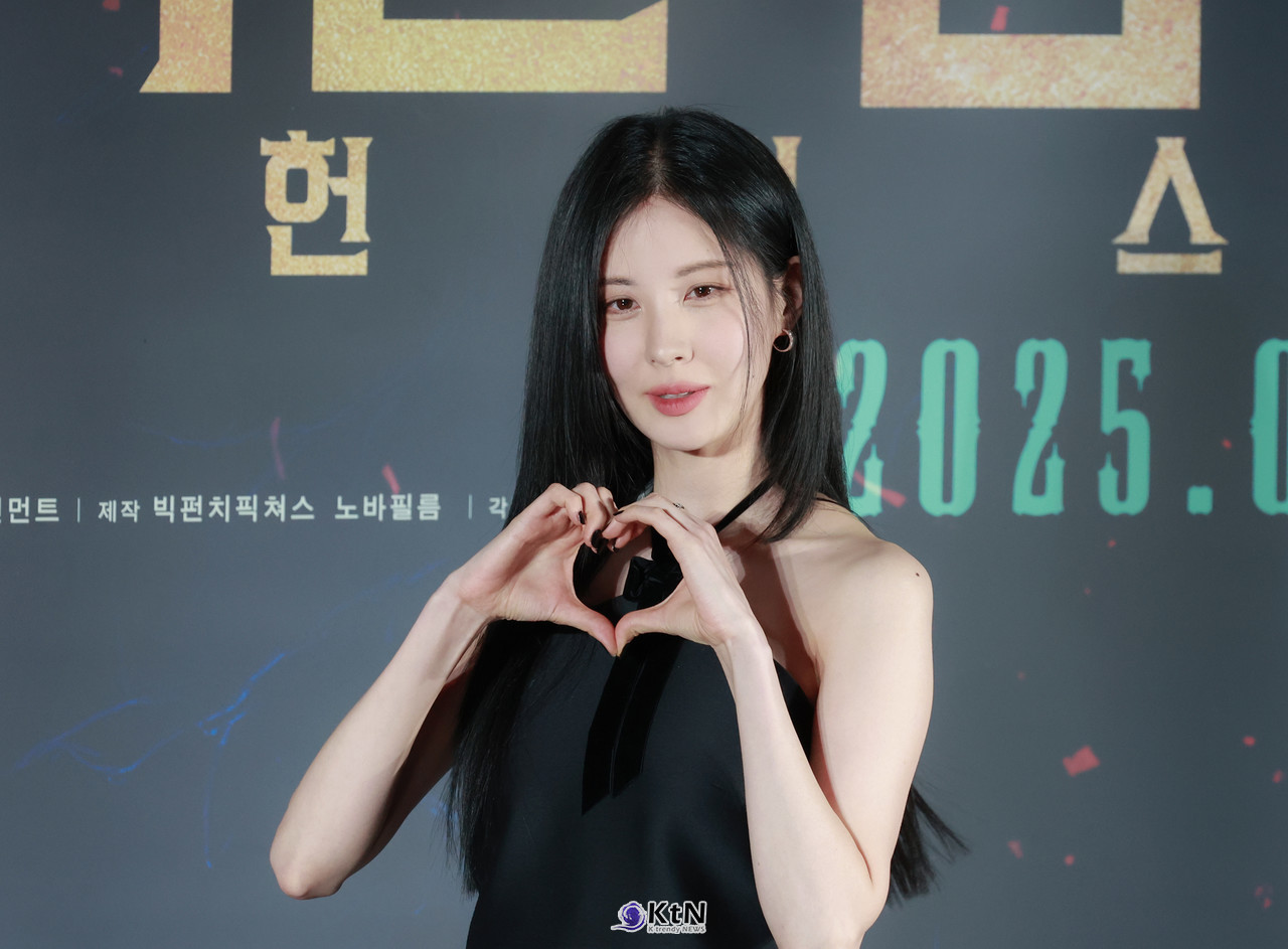 배배우 서현이 영화 '거룩한 밤: 데몬 헌터스' 제작보고회 현장에 참석해 다양한 이야기를 나누었다. / 사진=2025 04.02 서현  K trendy NEWS DB ⓒ케이 트렌디뉴스 무단전재 및 수집, 재배포금지