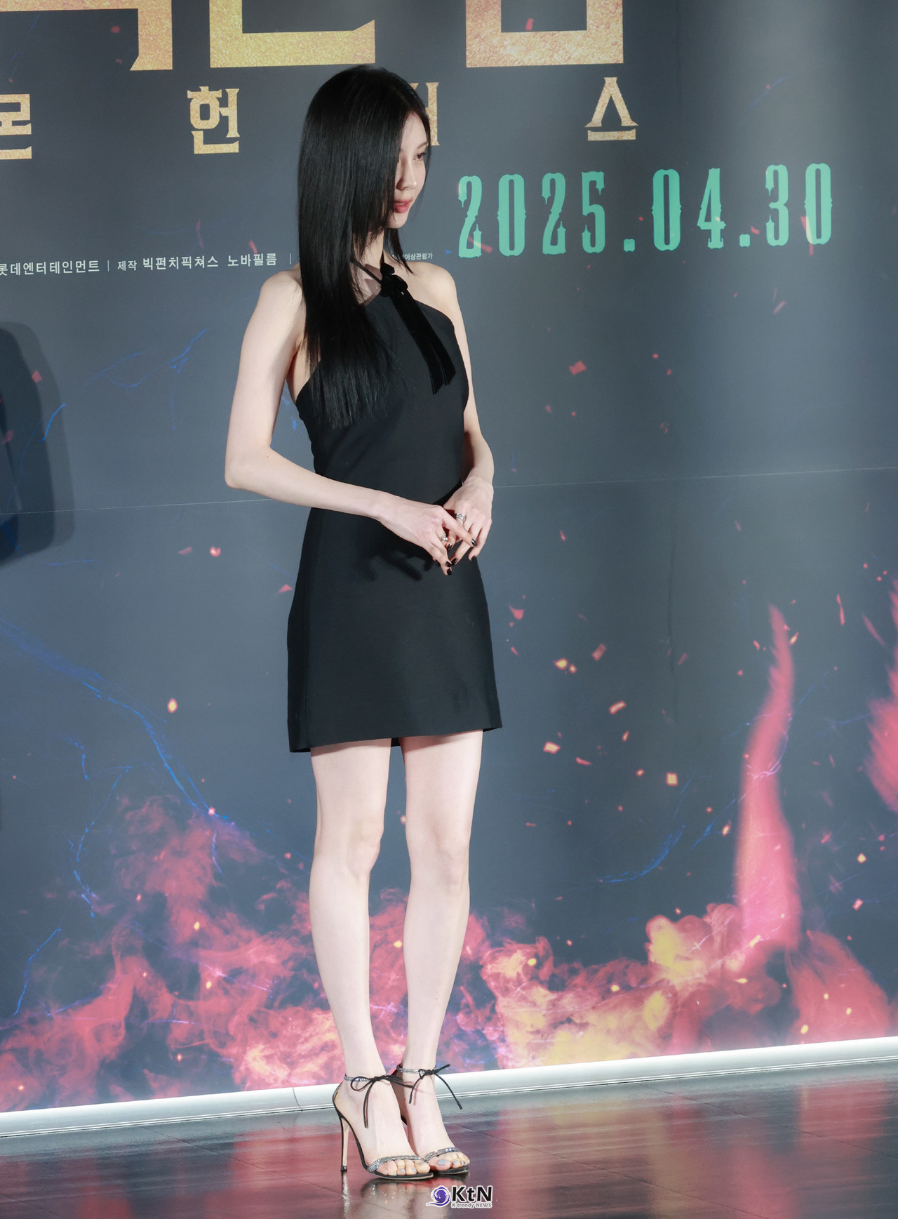 배우 서현이 영화 '거룩한 밤: 데몬 헌터스' 제작보고회 현장에 참석해 포토타임에 포즈를 취하고 있다. / 사진=2025 04.02  소녀시대 서현 K trendy NEWS DB ⓒ케이 트렌디뉴스 무단전재 및 수집, 재배포금지