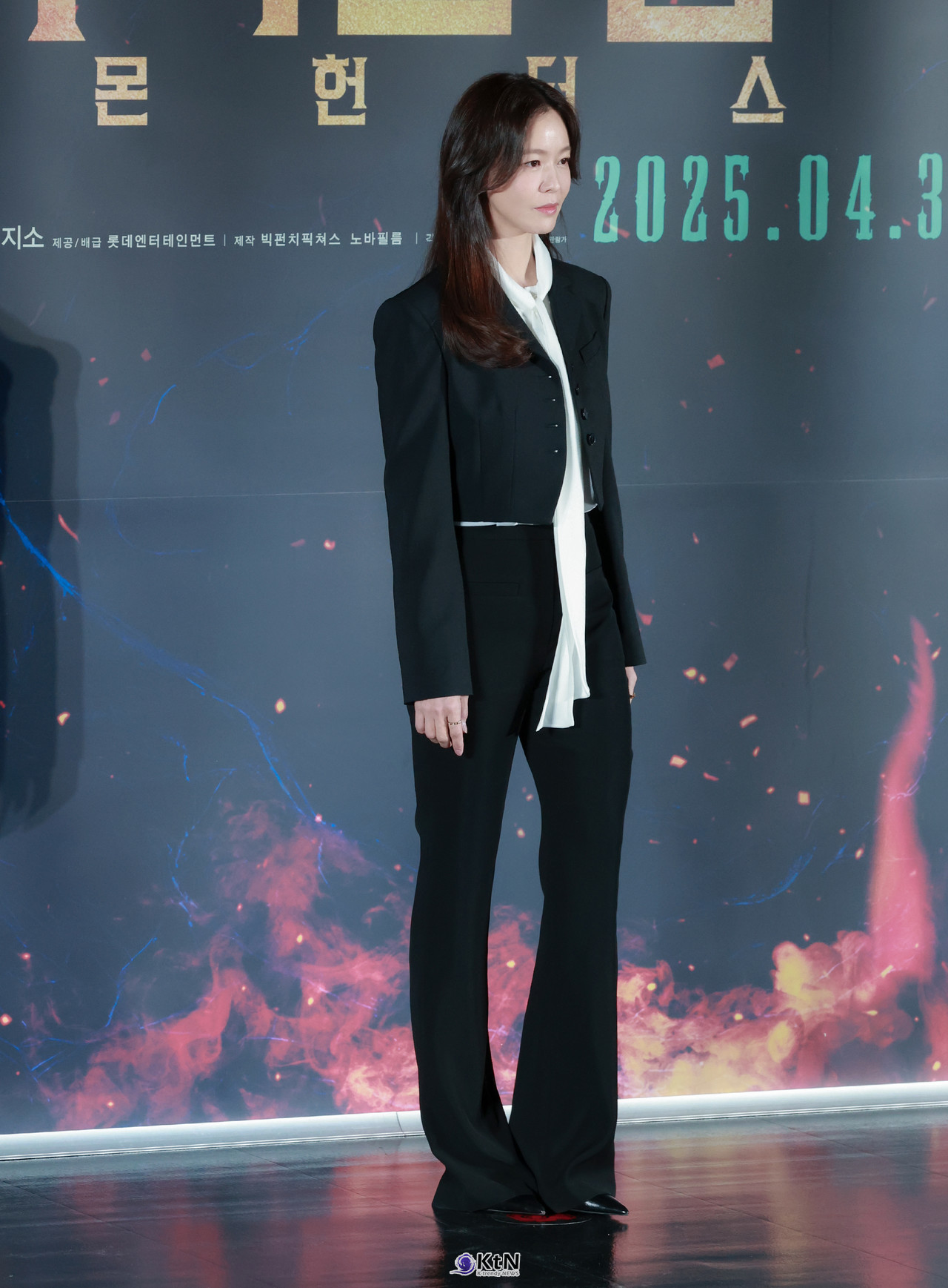 [KtN 포토] 경수진, 복싱으로 다져진 '슈트핏' (거룩한 밤제작보고회) . / 사진=2025 04.02 배우 경수진이 영화 '거룩한 밤: 데몬 헌터스' 제작보고회 현장에 참석해 다양한 이야기를 나누었다 K trendy NEWS DB ⓒ케이 트렌디뉴스 무단전재 및 수집, 재배포금지