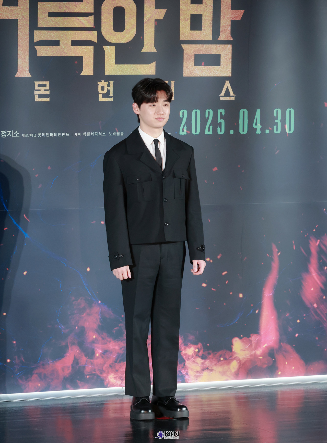  '오컬트 액션은 처음' 이다윗, '연기 천재' 하트 발사 [거룩한 밤 제작보고회]  / 사진=2025 04.02  배우 이다윗이 영화 '거룩한 밤: 데몬 헌터스' 제작보고회 현장에 참석해 다양한 이야기를 나누었다. K trendy NEWS DB ⓒ케이 트렌디뉴스 무단전재 및 수집, 재배포금지