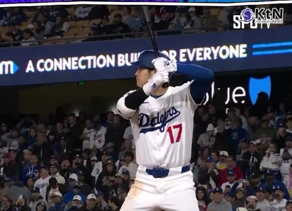 오타니 끝내기포 홈런… 다저스, 5점 차 뒤집고 개막 8연승 질주 사진=2025 04.03 스포티비 영상 갈무리   K trendy NEWS DB ⓒ케이 트렌디뉴스 무단전재 및 수집, 재배포금지