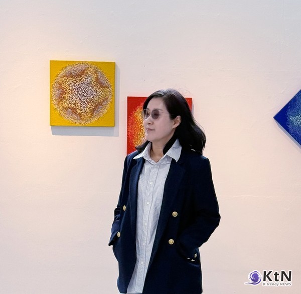 윤시현 초대전 《하늘과 바람과 별과 점으로…. 사진= K trendy NEWS DB ⓒ케이 트렌디뉴스 무단전재 및 수집, 재배포금지