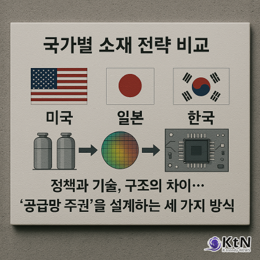 정책과 기술, 구조의 차이… ‘공급망 주권’을 설계하는 세 가지 방식. 사진=K trendy NEWS DB ⓒ케이 트렌디뉴스 무단전재 및 수집, 재배포금지