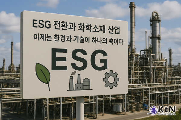 ESG 전환과 화학소재 산업: 이제는 환경과 기술이 하나의 축이다. 사진=K trendy NEWS DB ⓒ케이 트렌디뉴스 무단전재 및 수집, 재배포금지