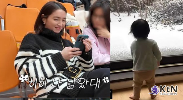 '이병헌♥' 이민정, 붕어빵 딸 영상 첫 공개 “완전 애기지”…학부모들 “너무 귀엽다” 감탄  사진=2025 04.10  유튜브 채널 ‘이민정 MJ’  K trendy NEWS DB ⓒ케이 트렌디뉴스 무단전재 및 수집, 재배포금지