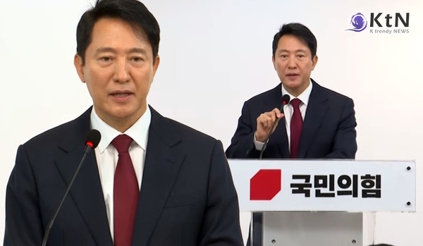 오세훈 불출마 후폭풍…김문수·나경원 연대 시동, 한동훈은 PK 민심 공략  사진=2025 04.12  mbc 뉴스 영상 갈무리  K trendy NEWS DB ⓒ케이 트렌디뉴스 무단전재 및 수집, 재배포금지