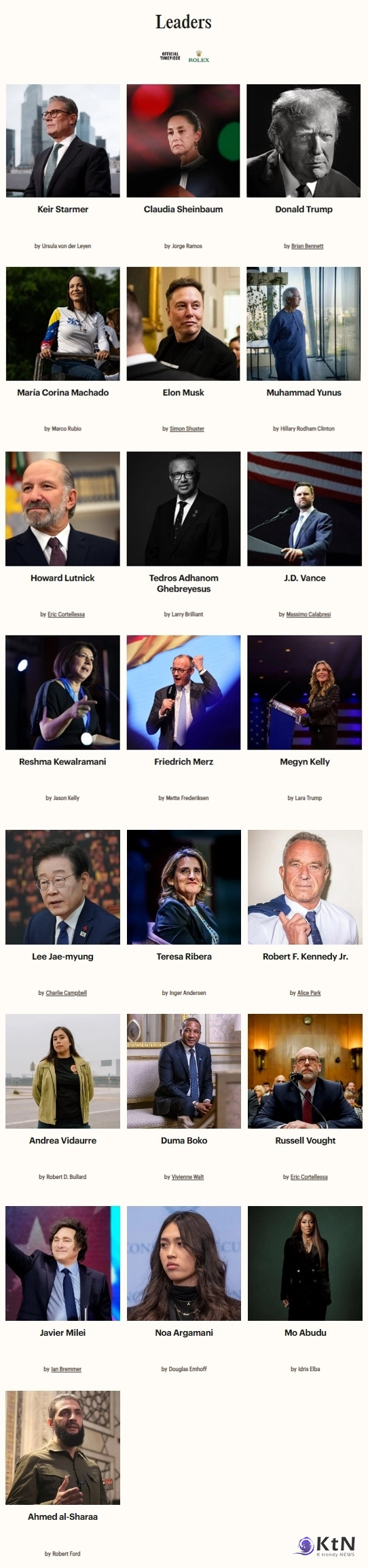 이재명, 타임 100인 선정… ‘계엄 넘고 탄핵 이끈 리더’ 세계가 주목  사진=2025 04.17  타임지 홈페이지 캡처  K trendy NEWS DB ⓒ케이 트렌디뉴스 무단전재 및 수집, 재배포금지