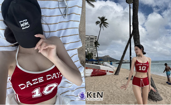 “포스트 웨딩 화보?” 효민, 하와이서 허니문 중 파격 비키니 시선 강탈 사진=2025 04.17  K trendy NEWS DB ⓒ케이 트렌디뉴스 무단전재 및 수집, 재배포금지