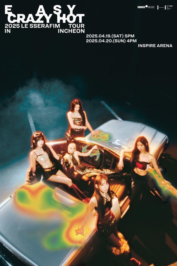 “뜨겁고, 재밌게”…르세라핌, 오늘(19일) 첫 월드투어 인천서 포문 열다  사진=2025 04.19  쏘스뮤직 K trendy NEWS DB ⓒ케이 트렌디뉴스 무단전재 및 수집, 재배포금지