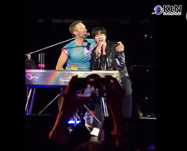 방탄소년단 진, 콜드플레이 내한 콘서트 ‘깜짝 등장’…“Can I sing ‘The Astronaut’?”  사진=2025 04.19 갱아 엑스 갈무리   K trendy NEWS DB ⓒ케이 트렌디뉴스 무단전재 및 수집, 재배포금지