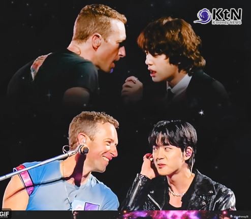 방탄소년단 진, 콜드플레이 내한 콘서트 ‘깜짝 등장’…“Can I sing ‘The Astronaut’?”  사진=2025 04.19 콜드플레이  엑스 갈무리   K trendy NEWS DB ⓒ케이 트렌디뉴스 무단전재 및 수집, 재배포금지