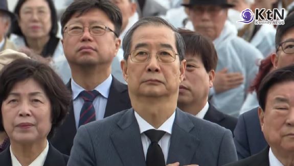 통합 외친 한덕수, 4·19 혁명 정신 지키자면서 왜 민주당과는 말 한마디 없었나 사진=2025 04.19 SBS 유튜브 영상 갈무리   K trendy NEWS DB ⓒ케이 트렌디뉴스 무단전재 및 수집, 재배포금지