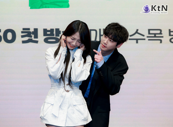 [KtN 포토] '아이돌 출신 배우' 정은지X이준영, '24시 헬스클럽' 코믹 로맨스 기대↑  사진=2025 04.30 ( 4월 29일 오후 서울 구로구에 위치한 더 세인트에서 KBS 2TV 새 수목드라마 '24시 헬스클럽' 언론 제작발표회)   K trendy NEWS DB ⓒ케이 트렌디뉴스 무단전재 및 수집, 재배포금지