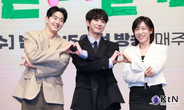 [KtN 포토] 이준영·이미도·이승우, 각각 다른 결로 완성한 ‘헬스장 인간 군상’  사진=2025 04.30   지난 29일 오후 서울 구로구 더세인트에서 제작발표회 K trendy NEWS DB ⓒ케이 트렌디뉴스 무단전재 및 수집, 재배포금지