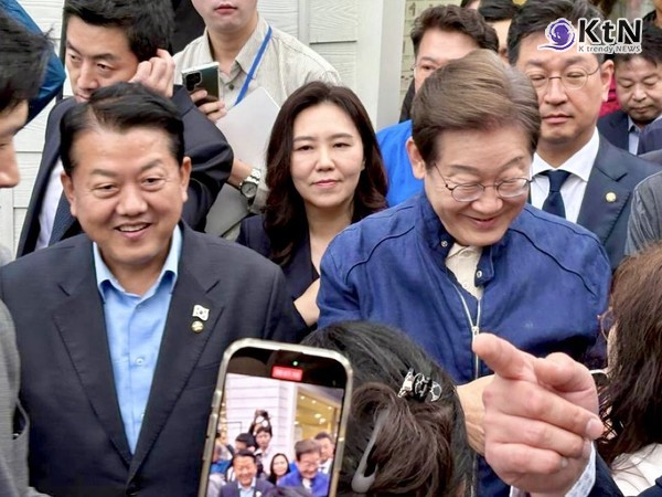이재명 후보, 지역 방문 중 한덕수에 직격탄 “국민은 헌정파괴 세력 단죄하려 한다”  사진=2025 05.02   강유정 SNS  갈무리 K trendy NEWS DB ⓒ케이 트렌디뉴스 무단전재 및 수집, 재배포금지