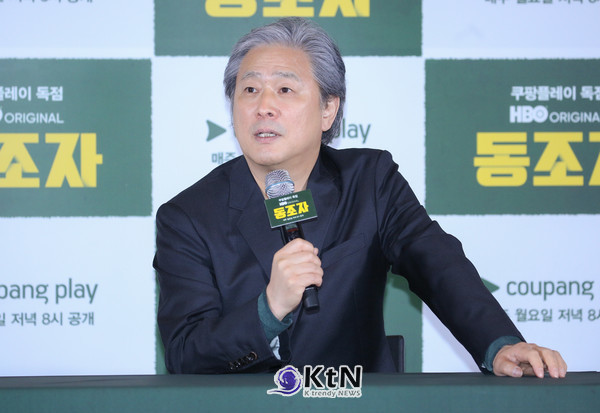 쿠팡플레이 독점 HBO 오리지널 리미티드 시리즈 '동조자'의 언론배급 시사회 및 기자간담회에 '박찬욱' 감독이 참석했다. / 사진=K trendy NEWS DB ⓒ케이 트렌디뉴스 무단전재 및 수집, 재배포금지