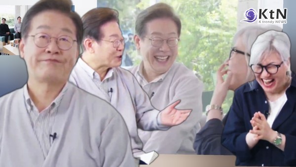 이재명, ‘더글로리’ 김은숙과 국내 'OTT통합' 등 '작가 학교' K-콘텐츠 현실 해결책까지 사진=2025 05.07  더불어민주당 유튜브 갈무리 K trendy NEWS DB ⓒ케이 트렌디뉴스 무단전재 및 수집, 재배포금지