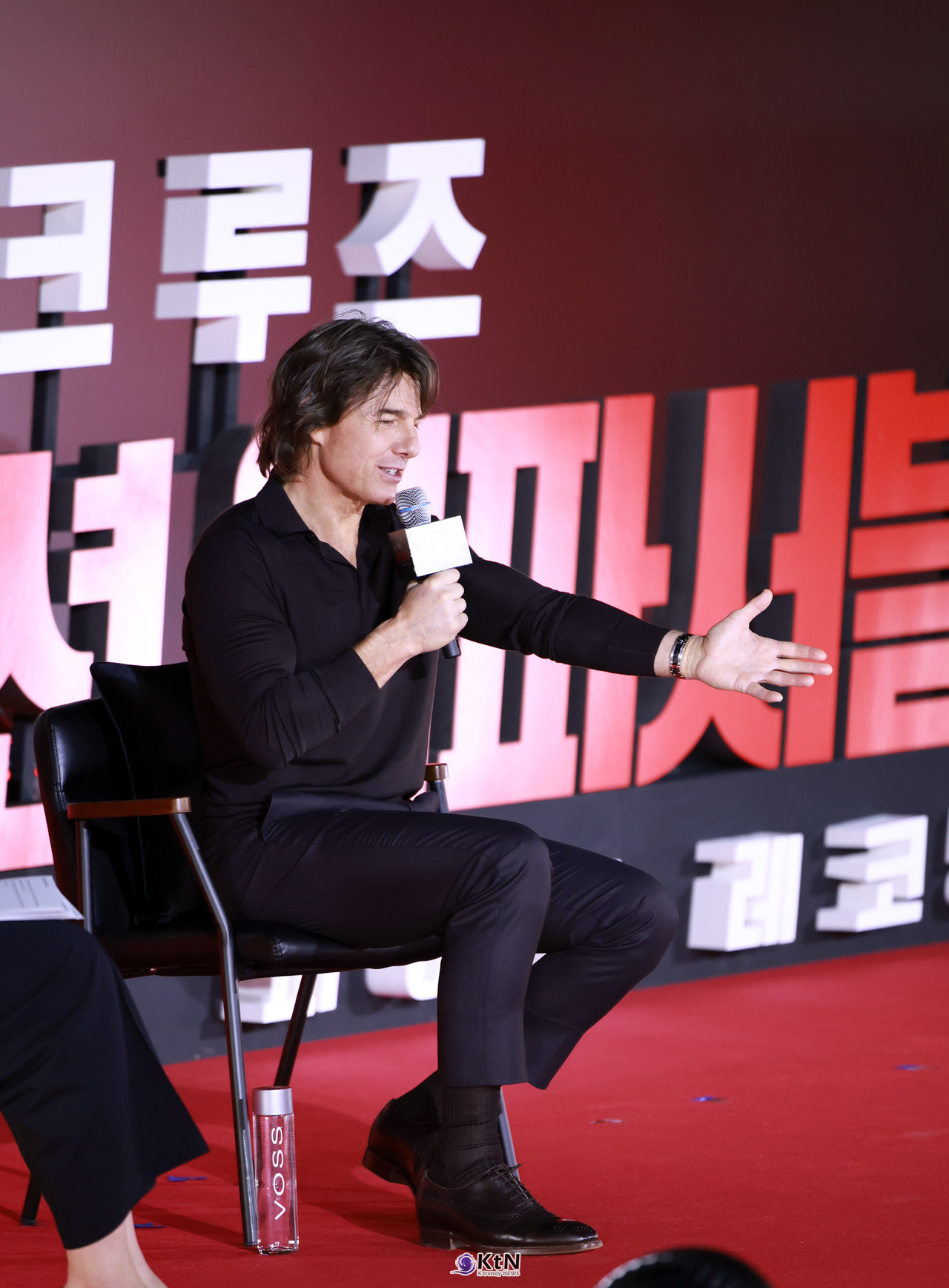 영화 '미션 임파서블: 파이널 레코딩' 내한 프레스 컨퍼러스에 배우 톰크루즈가 참석해 다양한 이야기를 나누었다.   K trendy NEWS DB. ⓒ케이 트렌디뉴스 무단전재 및 수집, 재배포금지.