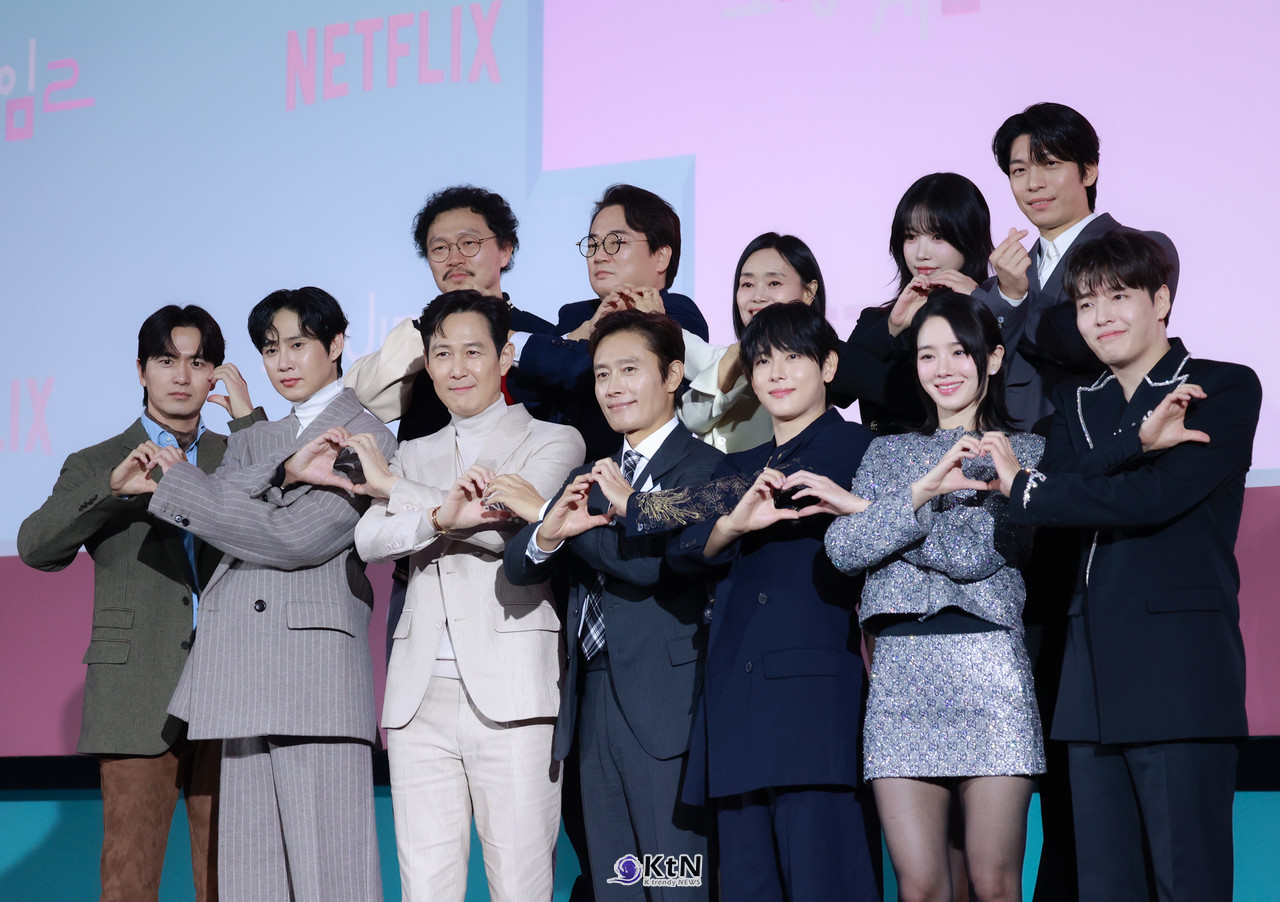 넷플릭스 시리즈 오징어 게임 시즌2 제작발표회사진=K trendy NEWS DB ⓒ케이 트렌디뉴스 무단전재 및 수집, 재배포금지.