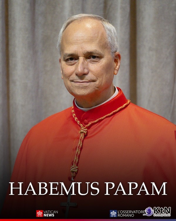 “모두에게 평화를” 새 교황에 미국 출신 프레보스트… ‘레오 14세’ 즉위  사진=2025 05.09  바티칸 뉴스 엑스 갈무리  K trendy NEWS DB ⓒ케이 트렌디뉴스 무단전재 및 수집, 재배포금지