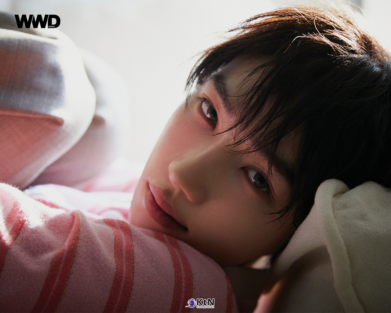 더보이즈 뉴가 내추럴함과 빈티지 감성 가득 담긴 화보를 공개했다. / 사진=원헌드레드. K trendy NEWS DB ⓒ케이 트렌디뉴스 무단전재 및 수집, 재배포금지