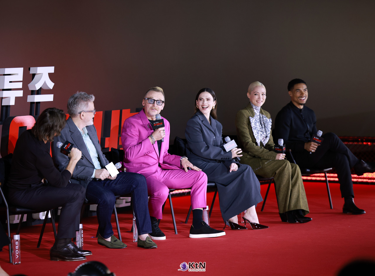 영화 '미션 임파서블: 파이널 레코딩' 내한 프레스 컨퍼러스에 배우 톰 크루즈, 크리스토퍼 맥쿼리 감독, 헤일리 앳웰,사이먼 페그, 폼 클레멘티에프, 그렉 타잔 데이비스가 참석해 다양한 이야기를 나누었다. / K trendy NEWS DB. ⓒ케이 트렌디뉴스 무단전재 및 수집, 재배포금지.