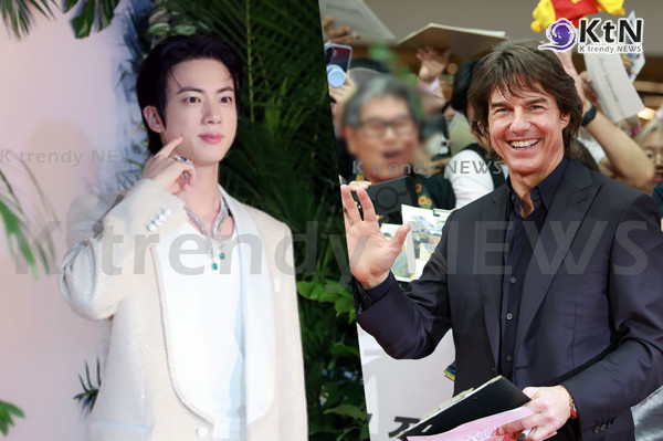 BTS 진X톰 크루즈, 글로벌 예능 ‘달려라 석진’ 조합 성사… “녹화 완료, 방송은 추후”  사진=2025 05.12 K trendy NEWS DB ⓒ케이 트렌디뉴스 무단전재 및 수집, 재배포금지