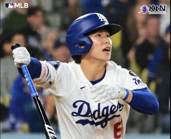 김혜성, MLB 첫 홈런...동점 솔로포로 다저스 역전승  사진=2025 05.15  MLB 코리아 공식 트위터 계정 K trendy NEWS DB ⓒ케이 트렌디뉴스 무단전재 및 수집, 재배포금지