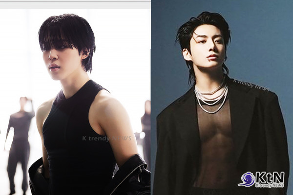  BTS 지민·정국, 美 BMI 팝 어워즈 수상… ‘올해 가장 많이 재생된 곡’ 등극  지민 ‘Like Crazy’·정국 ‘3D’, 美 BMI 어워즈 동반 수상   사진=2025 05.16  빅히트 뮤직 엑스 갈무리/ 편집  K trendy NEWS DB ⓒ케이 트렌디뉴스 무단전재 및 수집, 재배포금지