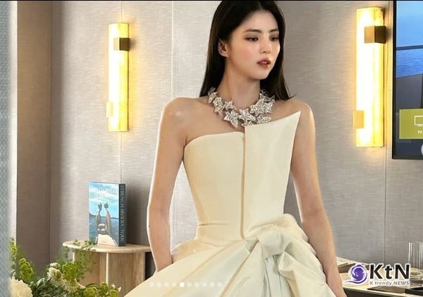 칸 레드카펫도 영화처럼 만드는 한소희, '칸 공주' 등극  사진=2025 05.19  SNS 영상 갈무리 K trendy NEWS DB ⓒ케이 트렌디뉴스 무단전재 및 수집, 재배포금지