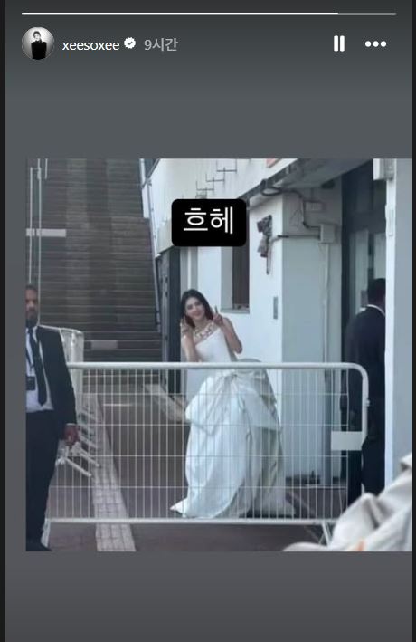 칸 레드카펫도 영화처럼 만드는 한소희, '칸 공주' 등극  사진=2025 05.19  SNS 영상 갈무리 K trendy NEWS DB ⓒ케이 트렌디뉴스 무단전재 및 수집, 재배포금지