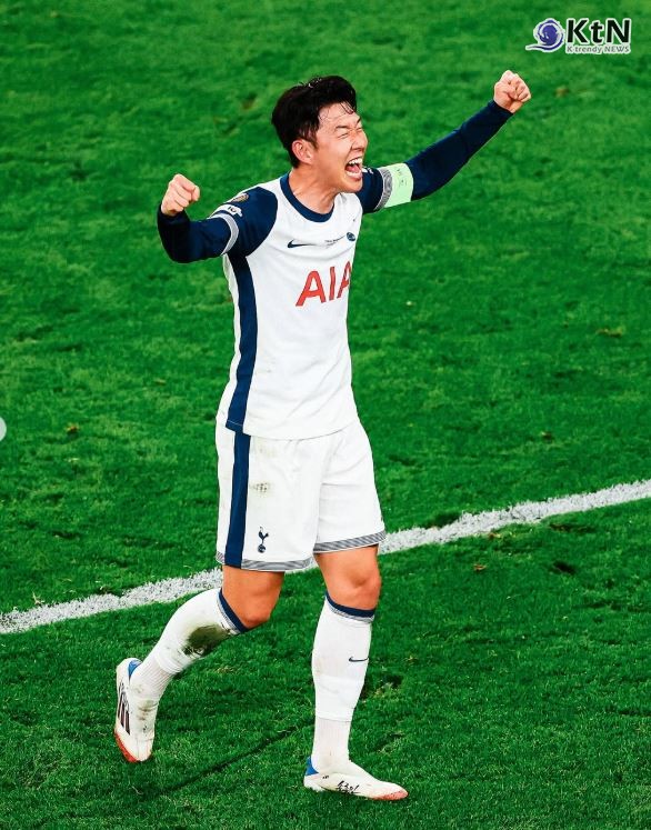  손흥민, '유로파리그 우승'… 트로피에 이마 긁히며 ‘영광의 상처’   [영상]  사진=2025 05.22  spursofficial  K trendy NEWS DB ⓒ케이 트렌디뉴스 무단전재 및 수집, 재배포금지