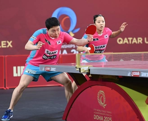 신유빈, 세계탁구선수권 복식 2관왕 예약… 혼복·여복 4강 진출로 동메달 2개 확보  사진=2025 05.22  대한탁구협회   K trendy NEWS DB ⓒ케이 트렌디뉴스 무단전재 및 수집, 재배포금지